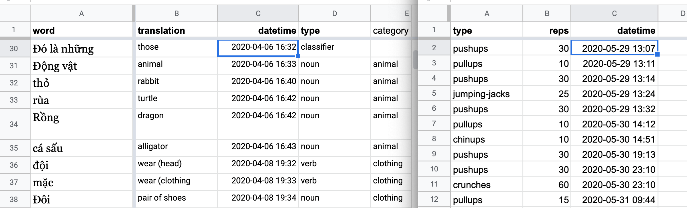 How to automatically timestamp a new row in Google Sheets using